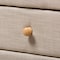 Baxton Studio Jonesy Mid-Century Beige Linen Upholstered 2-Drawer Nightstand 135-7289 - alternate 3